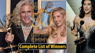 50th Annual Daytime Emmys 2023 The Complete List of Winners [upl. by Forkey]