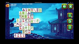 Mahjong Classic Chinese HTML5 Game  Classic Puzzle Longplay [upl. by Essej]