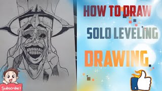 How to draw a satue of god solo leveling step by step artmasterdhruv solo leveling [upl. by Sherborn104]