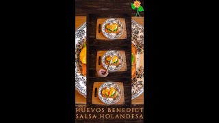 Huevos BENEDICT con Salsa Holandesa y SALMÓN Shorts [upl. by Okiruy221]