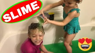 Slime Bath Challenge [upl. by Ib647]