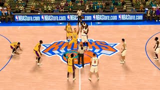 KNICKS VS LAKERS  GAME 1 NBA 2K MOBILE [upl. by Kailey]