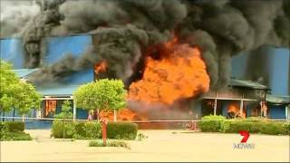 2012 11 10 Seven News Toys R Us Fire [upl. by Arvin]