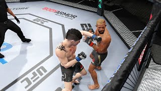 UFC 256 Figueiredo vs Moreno Full Fight Highlights  UFC Flyweight Title Match UFC 4 [upl. by Enner241]