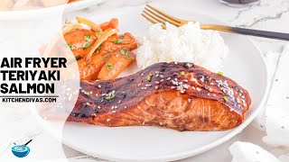 The Best Air Fryer Teriyaki Salmon Recipe [upl. by Leahcam492]