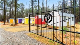 Alabama mother and two daughters open tiny homes resort [upl. by Leena]