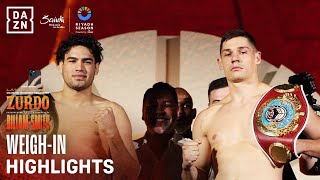 WEIGHIN HIGHLIGHTS  GILBERTO ZURDO RAMIREZ VS CHRIS BILLAMSMITH [upl. by Alleb]