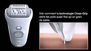 Braun  Epilateur  Silk Epil 7 France [upl. by Chun900]