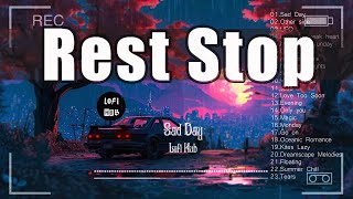 Playlist Japanese Lofi HipHop  1 hour mix beats car  Rest Stop [upl. by Jewett]