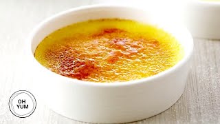 Professional Baker Teaches You How To Make CRÈME BRULEE [upl. by Meehaf]