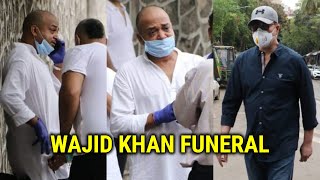 Wajid Khan Funeral  Brother Sajid Khan BREAKS DOWN Aditya Pancholi arrives to attend LAST RITES [upl. by Shirlee]