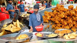 PAKISTANI TRADITIONAL STREET FOOD  CHEAPEST FOOD POINT IN LAHORE [upl. by Ecyak]