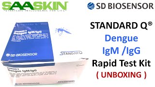 Standard Q Dengue IgMIgG Antibody Rapid Test Kit  UNBOXING  SD Biosensor [upl. by Niamart536]