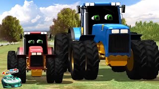 Speedies Roues sur le Tracteur  Plus Chansons pour Enfants en Français [upl. by Aikehs]