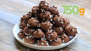 Recette des chouquettes tout chocolat  750g [upl. by Aenel457]