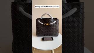 Bottega Veneta Medium Andiamo Top Handle Bag in Supple Intrecciato Leather with Signature Knot bag [upl. by Brower455]