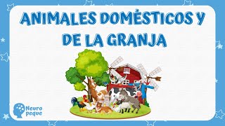 Actividades de Animales para Niños 🐶🐰🐷 Nombre de los Animales Domésticos y de Granja [upl. by Aihpledalihp841]