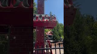 Chimney drop ride at Santa’s village themepark newhampshire [upl. by Kannav]