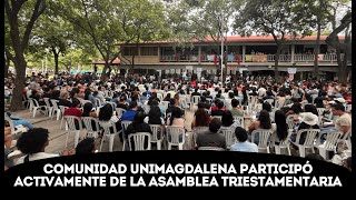 Masiva asistencia durante Asamblea Triestamentaria convocada por movimientos estudiantiles [upl. by Alemak]