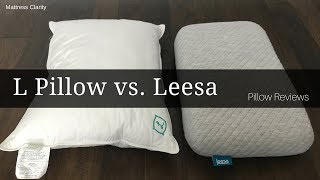 Pillow Reviews L Pillow vs Leesa [upl. by Bruns]