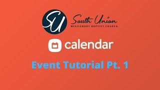 Planning Center Calendar Pt 1  Overview [upl. by Nomis]