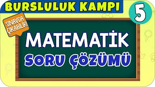 5 Sınıf Matematik Soru Çözümü  Bursluluk Sınavı 2021 [upl. by Hen339]