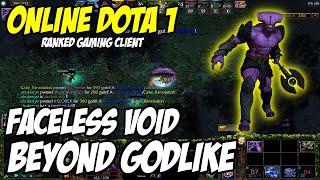 Dota 1 Faceless Void Dark Terror Ranked Gaming Client Asia Public [upl. by Hewie68]