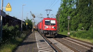 Züge in Rheinhausen Mit Br 1440 1428 275 648 1429 482 189 412 423 185 187 [upl. by Anastice]