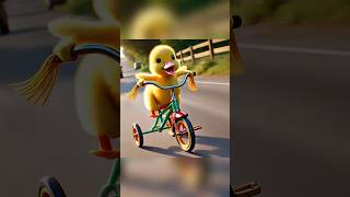 quotQuack on Track A Baby Ducks First Ridequot shorts [upl. by Eentihw]