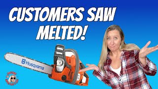 Chainsaw not oiling How to easily fixreplace your oiler on a Husqvarna saw Repair Vlog [upl. by Uwkuhceki803]