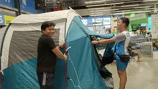 paano mag set up ng DECATHLON TENT QUECHUA ARPENAZ FAMILY 41 [upl. by Groome]