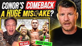 BISPING Conor McGregor vs Michael Chandler is a HUGE Mistake at Middleweight [upl. by Gabbey]