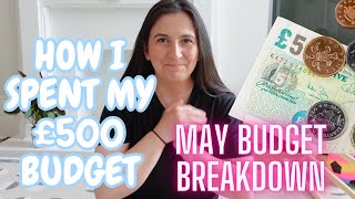 How I Spend my £500 Budget  April 2024 [upl. by Dlorad]