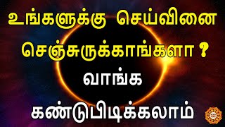 செய்வினை இருப்பதை கண்டுபிடிப்பது எப்படி  Seivinai kandupidipathu eppadi [upl. by Ayhdiv]