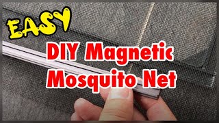 DIY  How to make mosquito net for doorwindows easy at home [upl. by Mcclelland]