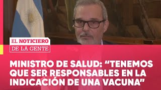 El MINISTRO de SALUD Mario RUSSO HABLÓ acerca de la VACUNA contra el DENGUE ElNotidelaGente [upl. by Eniahs812]