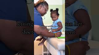 Nurse Listens Intently as Toddler Takes Charge of Own Medical Appointment [upl. by Annaoi924]