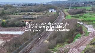 Cork  Midleton Railway  Double track expansion project  update 1 [upl. by Enohpets434]