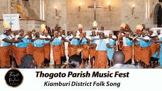 Thogoto Parish music fest 2024  Best Folk Song [upl. by Galvan]