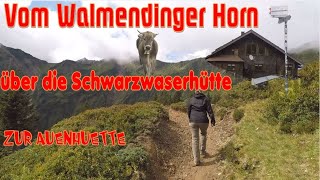 Wanderung vom Walmendinger Horn über Schwarzwasser Hütte zur Auenhütte [upl. by Pirozzo]