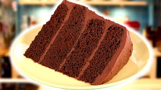 Professional Baker Teaches You How To Make CHOCOLATE CAKE [upl. by Yttik184]