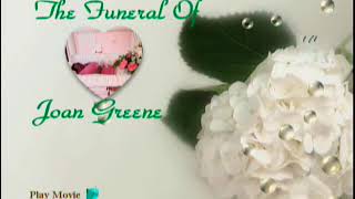 THE FUNERAL SERVICE OF THE LATE JOAN GREENE [upl. by Atener]