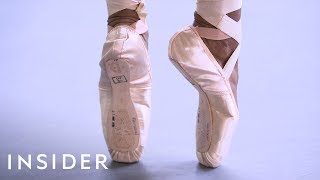 How Ballerinas Customize Their Pointe Shoes [upl. by Essiralc]