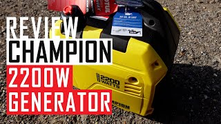 Champion 2200 Watt Inverter Generator Review  The Best Bang for Your Buck [upl. by Ahtebat]