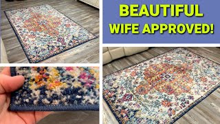 Upgrade Your Home Decor With This Bohemian Area Rug  Unbeatable Quality and Style [upl. by Ylloj]