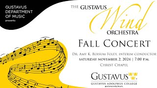 Gustavus Wind Orchestra Fall Concert [upl. by Lsil888]