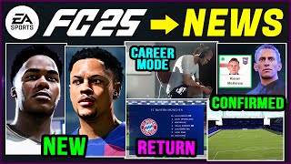 EA FC 25 NEWS  NEW CONFIRMED Updates Licenses Real Faces amp LEAKS ✅ [upl. by Caitrin]