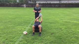 Rugby training drill to help hookers with their throwing [upl. by Kling]