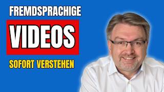 Videos live übersetzen  so geht´s ganz einfach [upl. by Hagai]