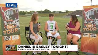 Easley football player talks about the upcoming game [upl. by Dalila]